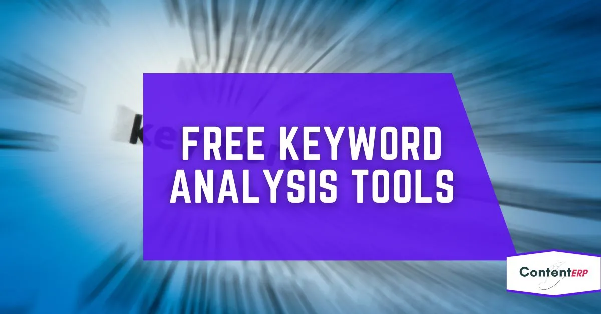 Free Keyword Analysis Tools