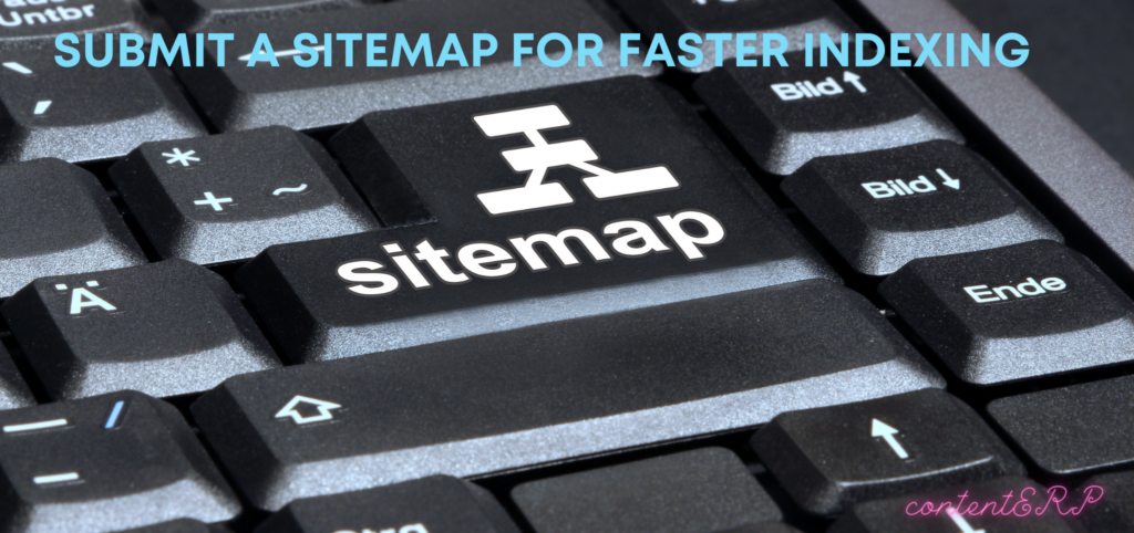 sitemap for faster indexing