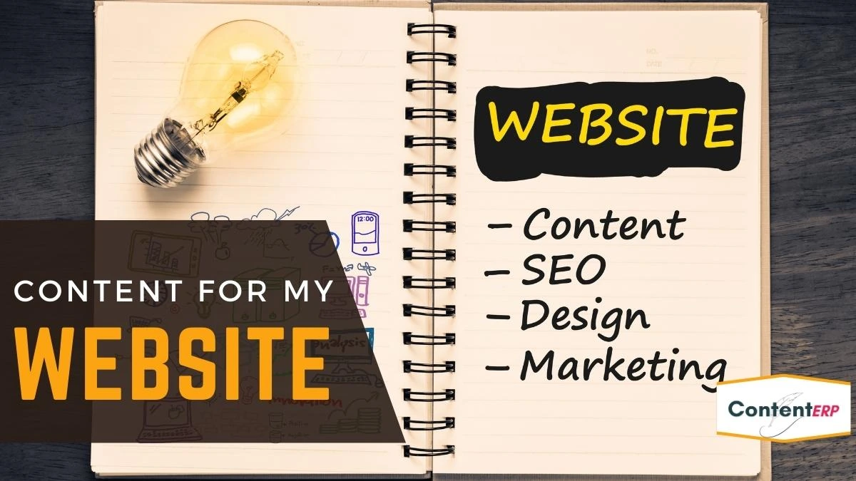 How to get content for my website