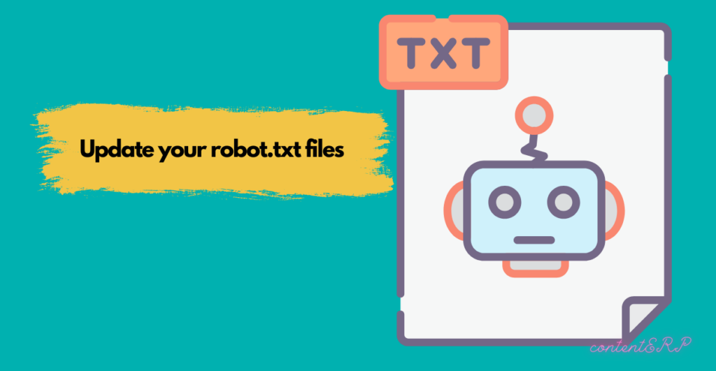 update robot.txt file to get Google to index my site faster
