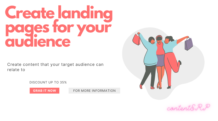 Target audience for SEO landing pages 