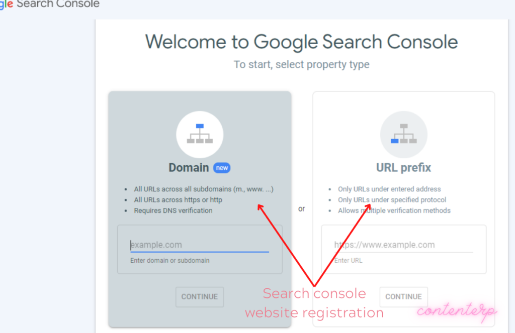 search console for website rank tracking