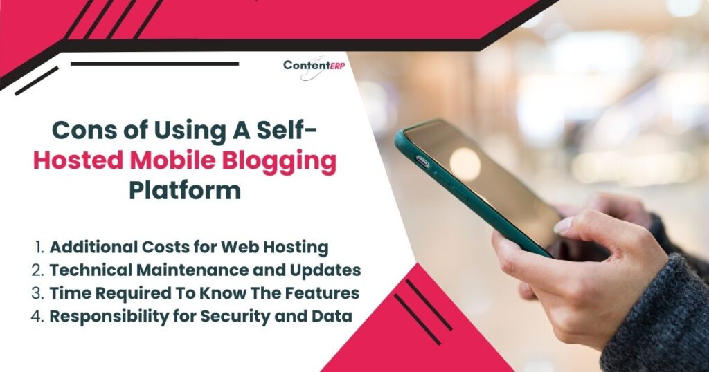 Best Blogging Platform - Cons of Using Mobile Blogging Software