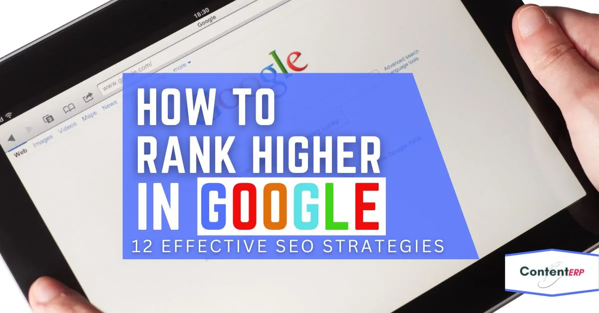 How to rank higher in google