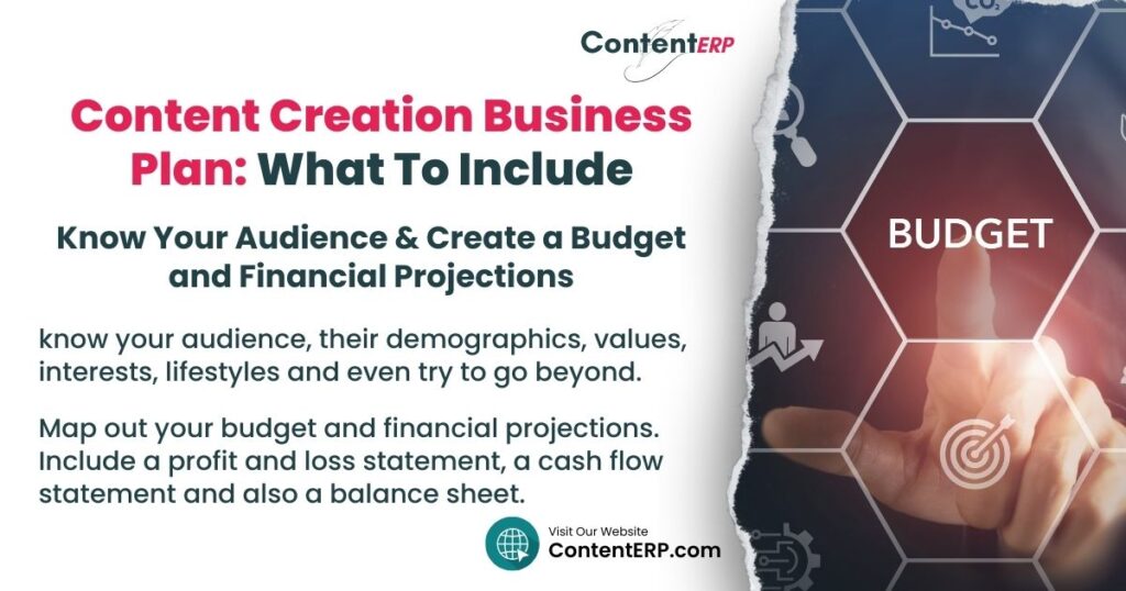 How to Create the Best Business Plan for Content Creators - Know Your Audience & Create A Budget