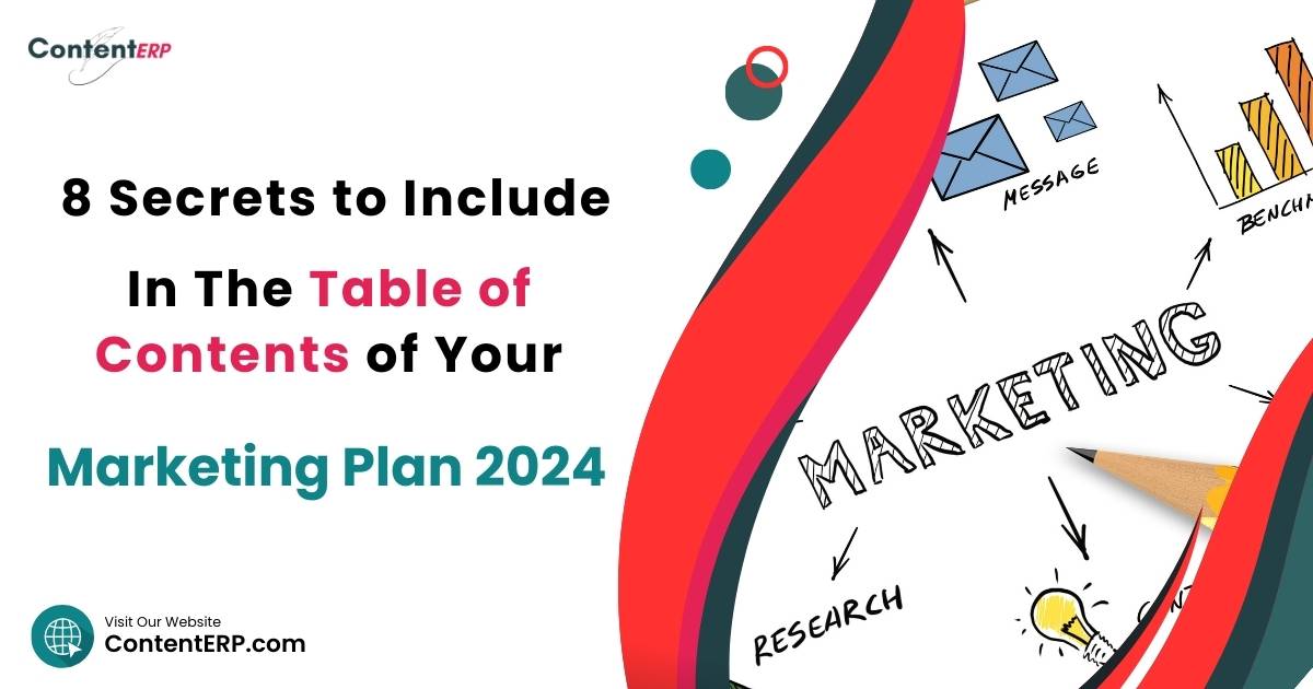 Marketing Plan Table of Contents