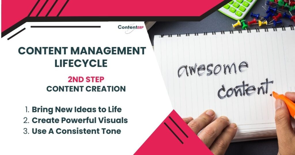 Content Management Lifecycle Step 2 Content Creation
