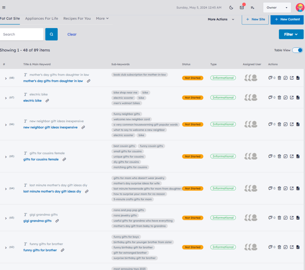 ContentERP Content management module