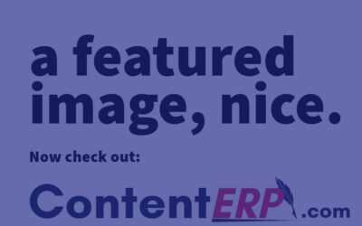 Create Content With ContentERP