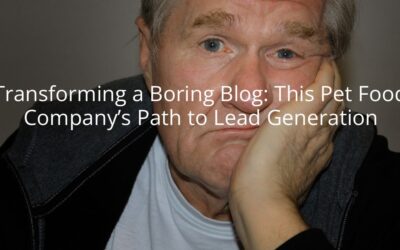 Transforming a Boring Blog: This Pet Food Company’s Path to Lead Generation