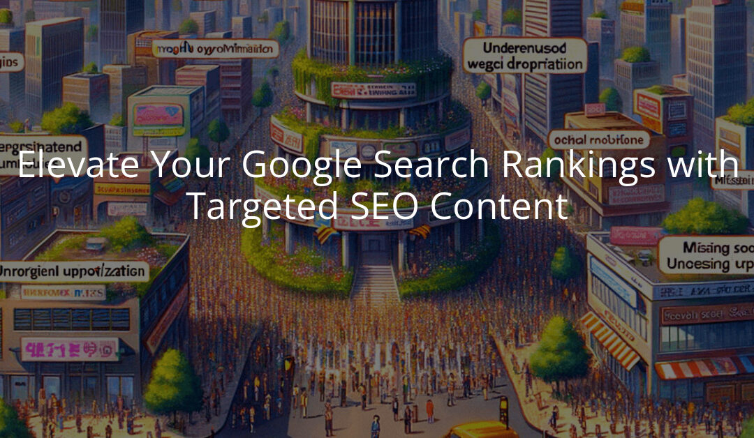 Elevate Your Google Search Rankings with Targeted SEO Content